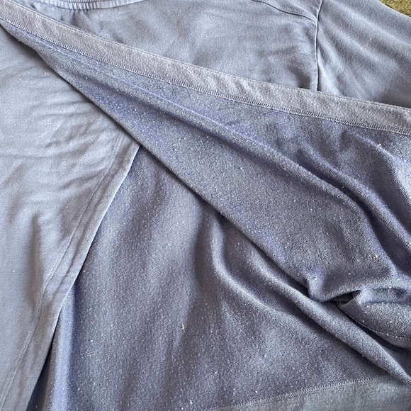 Athleta soft blue tie back tee size medium - Picture 3 of 5